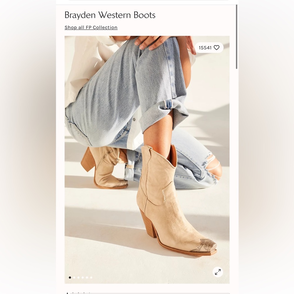 Free People Brayden Western Boots